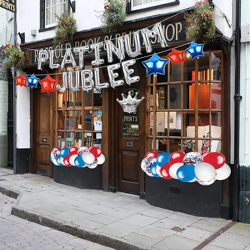 44Pcs Balloon Queens Platinums Jubilee Balloons Platinums Jubilee Ornaments 2022 Celebration Kingdom 70th Platinums Jubilee
44Pcs Balloon Queens Platinums Jubilee Balloons Platinums Jubilee Ornaments 2022 Celebration Kingdom 70th Platinums Jubilee