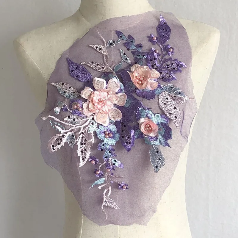 5 pcs 3D Embroidery Flower Patch Applique for Dress Diy Clothing Costumes Decoration Sew on Accessories Patches Scrapbooking
5 pcs 3D Embroidery Flower Patch Applique for Dress Diy Clothing Costumes Decoration Sew on Accessories Patches Scrapbooking