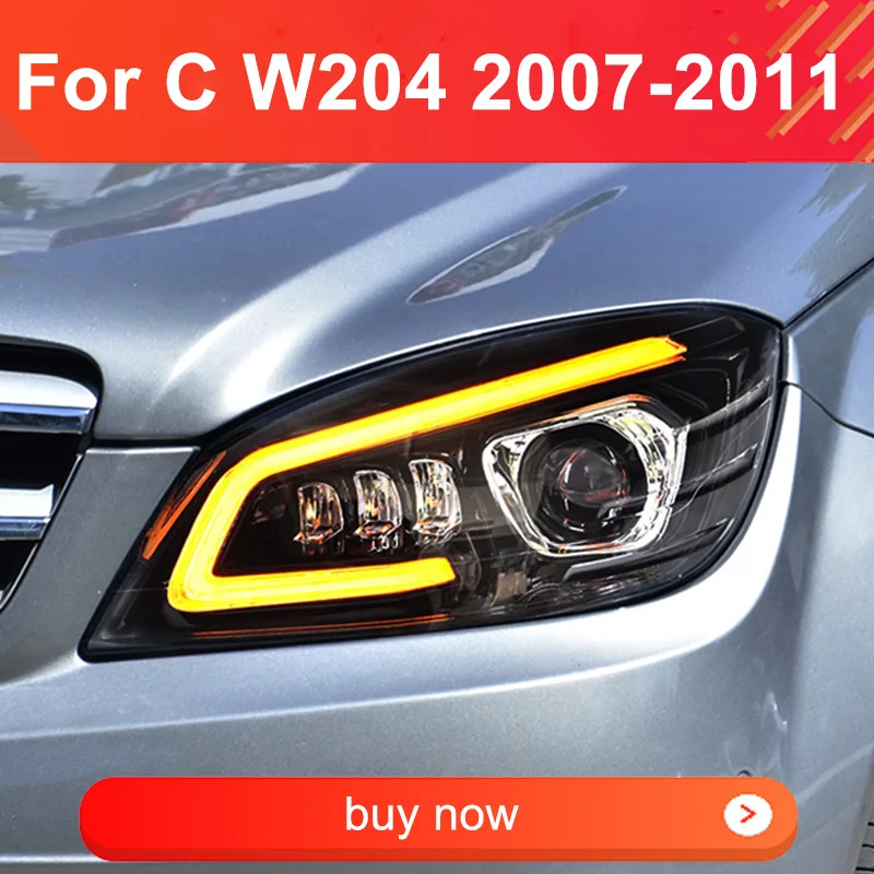 LED Headlights for Benz C Class W204 2007-2011 Headlights Plug and Play LED DRL Dynamic Turning Projector Lens Front Head Lights
LED Headlights for Benz C Class W204 2007-2011 Headlights Plug and Play LED DRL Dynamic Turning Projector Lens Front Head Lights