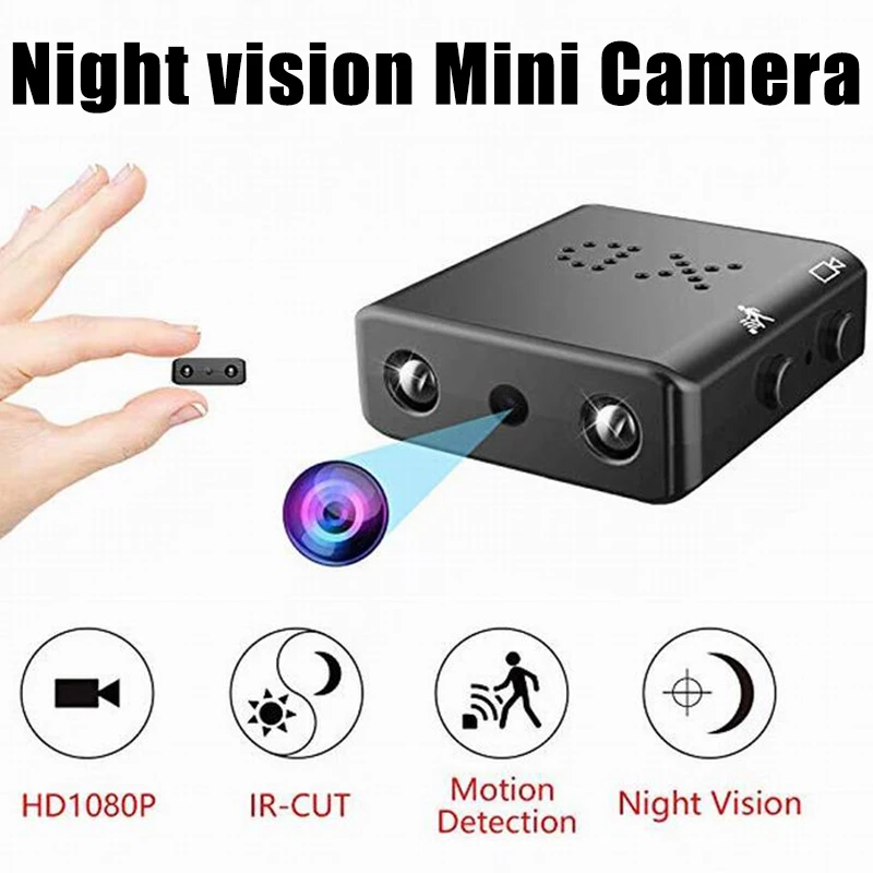 HD 1080P Mini Camera Night Vision Micro Cam XD IR-CUT Motion Motion Detection Video Voice Recorder Home Security Protection DVD
HD 1080P Mini Camera Night Vision Micro Cam XD IR-CUT Motion Motion Detection Video Voice Recorder Home Security Protection DVD
