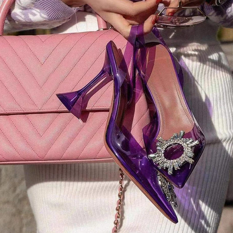 Women Sandals Pointed Toe High Heels Crystal Sandals Summer Women Shoe Transparent Pvc Jelly Sandals Female Shoes Plus Size 45
Women Sandals Pointed Toe High Heels Crystal Sandals Summer Women Shoe Transparent Pvc Jelly Sandals Female Shoes Plus Size 45