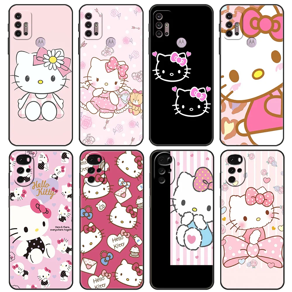 HelloKitty Cute Cartoon Case For Motorola G30 G9 G8 Play G60 G20 Edge 20 G50 One Fusion Plus G9Power Black Soft Phone Capas
HelloKitty Cute Cartoon Case For Motorola G30 G9 G8 Play G60 G20 Edge 20 G50 One Fusion Plus G9Power Black Soft Phone Capas
