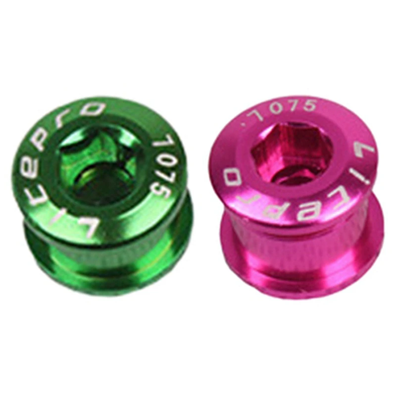 Litepro 10Pcs Single Crankset Screw Bicycle Chain Ring Wheel Bolt Road MTB Bicycle Disc Screws, 5 Pcs Green & 5Pcs Pink
Litepro 10Pcs Single Crankset Screw Bicycle Chain Ring Wheel Bolt Road MTB Bicycle Disc Screws, 5 Pcs Green & 5Pcs Pink