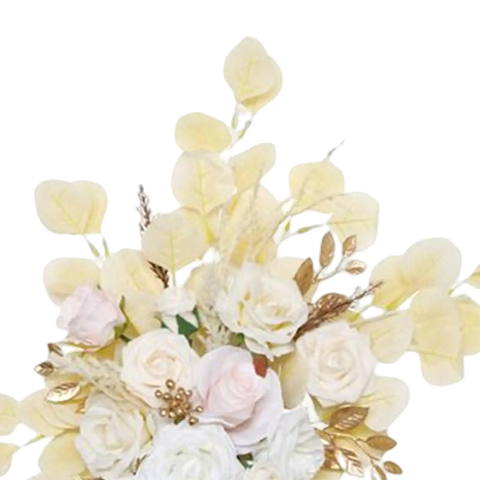 

Искусственный цветок, арочный декор, дверной венок, листья эвкалипта, роза, свадебный цветок для свадебного стула, искусственный цветок для приема