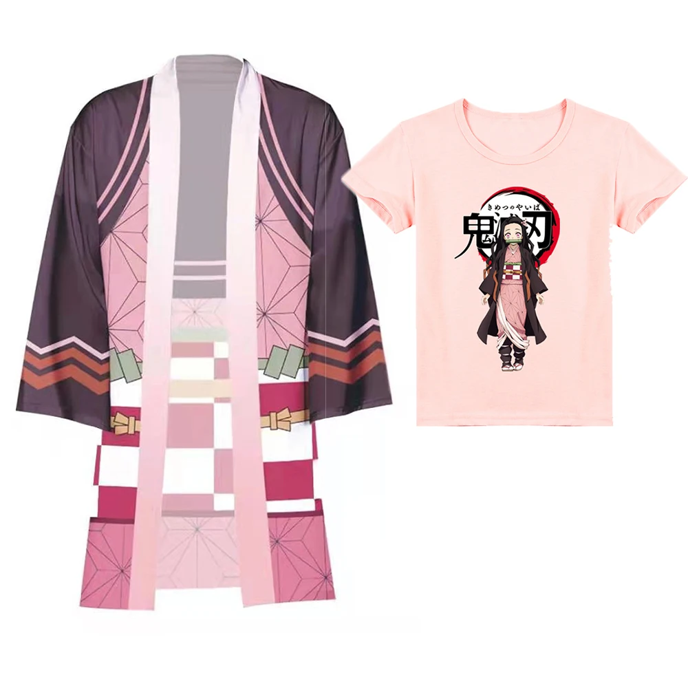 Adult Kids Anime Demon Slayer Kimetsu no Yaiba Tanjirou Kamado Nezuko Zenitsu Cosplay Women Kimono Cosplay Costume and tshirt
Adult Kids Anime Demon Slayer Kimetsu no Yaiba Tanjirou Kamado Nezuko Zenitsu Cosplay Women Kimono Cosplay Costume and tshirt