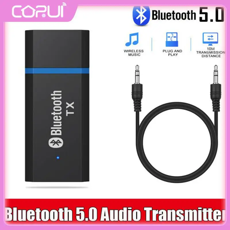 

3.5mm 5.0 Transmitte 5.0 Adapter Aux Stereo Jack High Quality Transmitter Adapter Brand New Usb