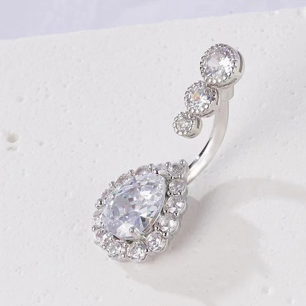 1Pc Surgical Steel Belly Button Ring Drop-shaped Navel Piercing Belly Ring Sexy Women Belly Piercing Body Jewelry
1Pc Surgical Steel Belly Button Ring Drop-shaped Navel Piercing Belly Ring Sexy Women Belly Piercing Body Jewelry