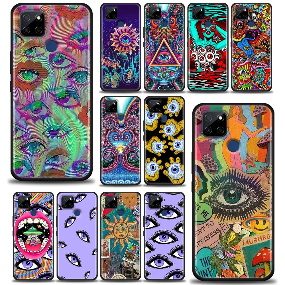 For Realme C1 C2 C21Y C25 C12 Case Cover Trippy Psychedelic Mushrooms Eye Collage Phone Cases For OPPO Realme GT 5G 2 Neo2 Coque 
For Realme C1 C2 C21Y C25 C12 Case Cover Trippy Psychedelic Mushrooms Eye Collage Phone Cases For OPPO Realme GT 5G 2 Neo2 Coque