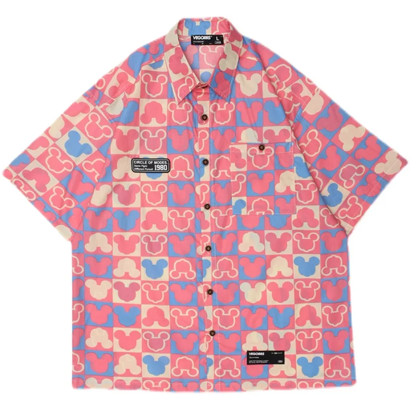 2022 Kawaii Beach Shirts Unisex Teenages Cartoon Cats Fun Plaid Button Up Shirt Short Sleeve Cute Tops Men Women Korean Fashion
2022 Kawaii Beach Shirts Unisex Teenages Cartoon Cats Fun Plaid Button Up Shirt Short Sleeve Cute Tops Men Women Korean Fashion