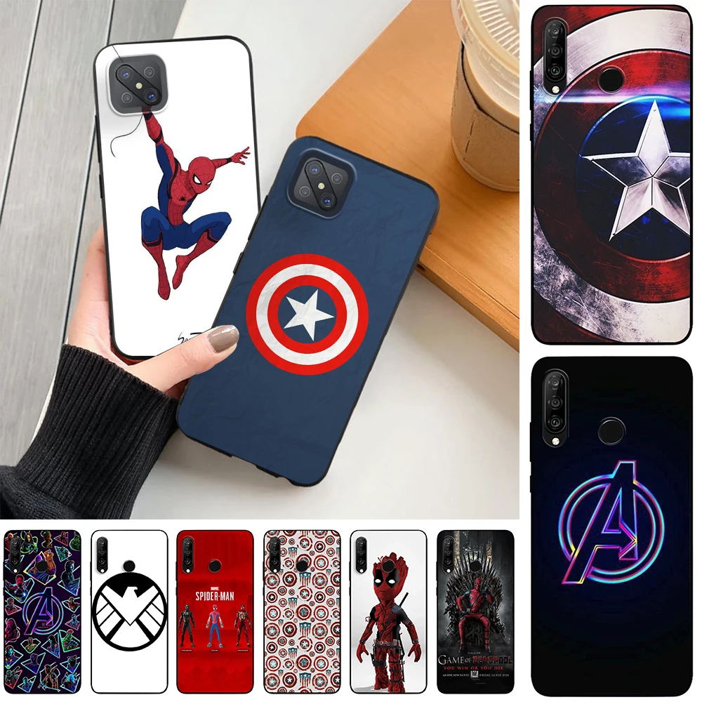 

Marvel Spider-Man Silicone Case for OPPO A3S 5S 7 8 9 15 16 32 33 35 36 52 53 55 54 57 59 73 75 91 93 94 95 Back Cover