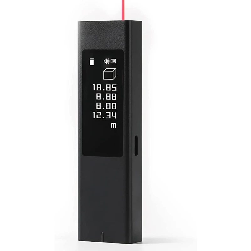 LS5 Mini Laser Distance Measure 131FT/40M HD Touchscreen Digital Tape Meter Angle Finder Tool Devices ±2Mm Accuracy
LS5 Mini Laser Distance Measure 131FT/40M HD Touchscreen Digital Tape Meter Angle Finder Tool Devices ±2Mm Accuracy