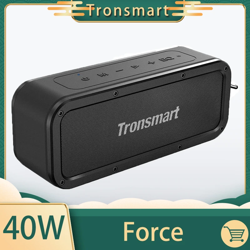 

Original Tronsmart Force Bluetooth 5.0 Speaker 40W Portable Speaker IPX7 Waterproof Speakers 15H Playtime with Subwoofer NFC