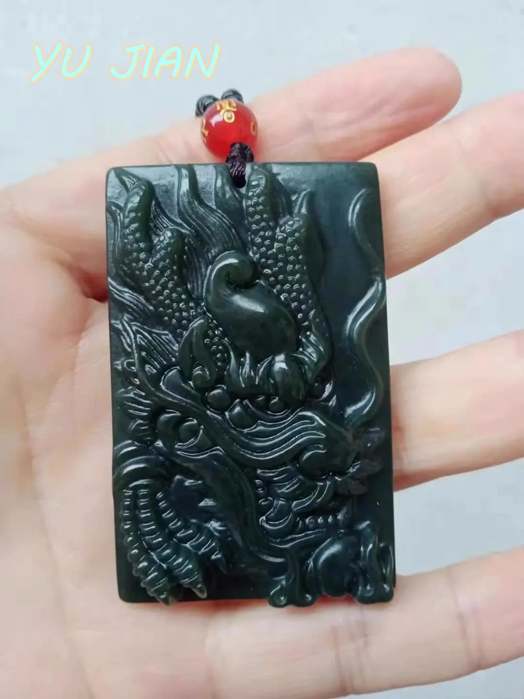Emerald Natural Cyan Zodiac Dragon Pendant Women Men Fashion Glamour Jewelry Necklace Hand Carved Strap Chain Accessories Gift
Emerald Natural Cyan Zodiac Dragon Pendant Women Men Fashion Glamour Jewelry Necklace Hand Carved Strap Chain Accessories Gift