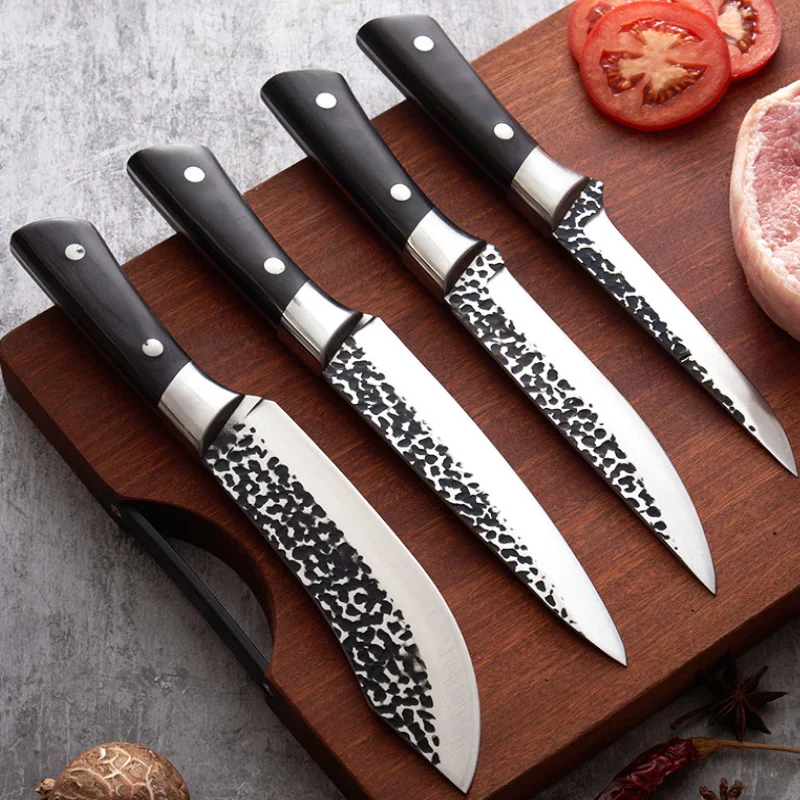 Boning Knife Forged Stainless Steel Kitchen Knives Sharp Salmon Sashimi Slicing Knife Meat Cleaver Professional Cooking Tools
Boning Knife Forged Stainless Steel Kitchen Knives Sharp Salmon Sashimi Slicing Knife Meat Cleaver Professional Cooking Tools