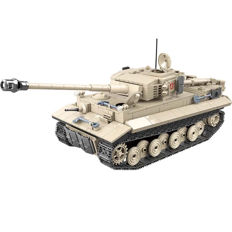 1018pcs TIGER 131 Military Tank Building Blocks WW2 Heavy Tanks Bricks Set Weapons Soldiers Models Kids DIY Toys Children Gifts
1018pcs TIGER 131 Military Tank Building Blocks WW2 Heavy Tanks Bricks Set Weapons Soldiers Models Kids DIY Toys Children Gifts