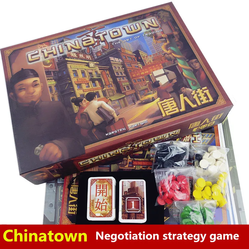 Новинка 2021 настольная игра карты Chinatown в Китай город переговоров магнат для