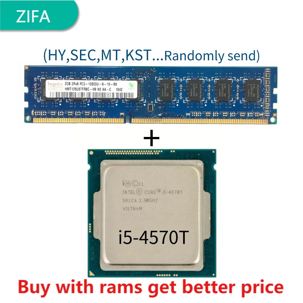 DDR3 2G 1333Mhz with i5-4570T CPU Processor 2.9GHz 4M Cache LGA 1150 i5-4570T CPU
DDR3 2G 1333Mhz with i5-4570T CPU Processor 2.9GHz 4M Cache LGA 1150 i5-4570T CPU
