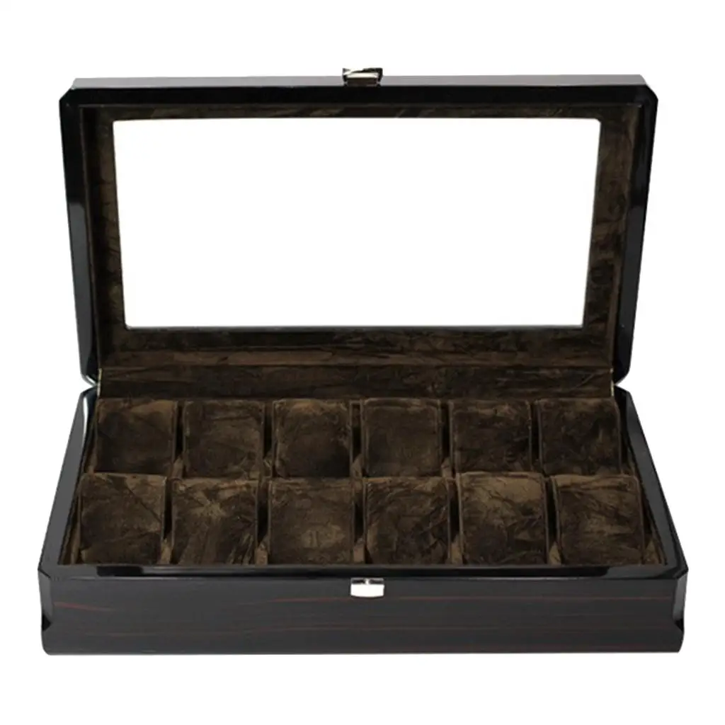 Vintage Wooden Display 12 Slots Jewelry Organizer Storage Case with Clear , Velvet Pillows
Vintage Wooden Display 12 Slots Jewelry Organizer Storage Case with Clear , Velvet Pillows