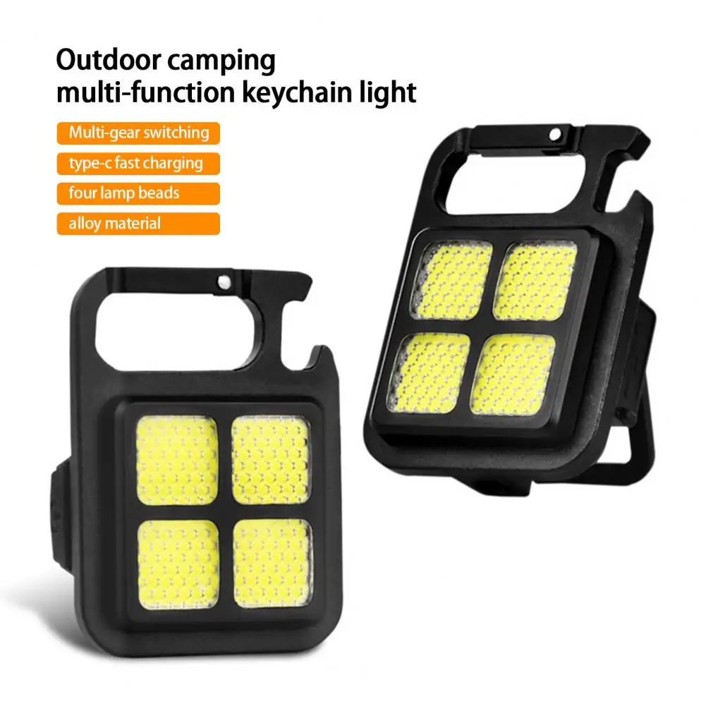 3 Modes Camping Light Multifunctional USB Rechargeable Portable Bright COB Keychain Light Working Emergency Lamp Outdoor Supplie
3 Modes Camping Light Multifunctional USB Rechargeable Portable Bright COB Keychain Light Working Emergency Lamp Outdoor Supplie