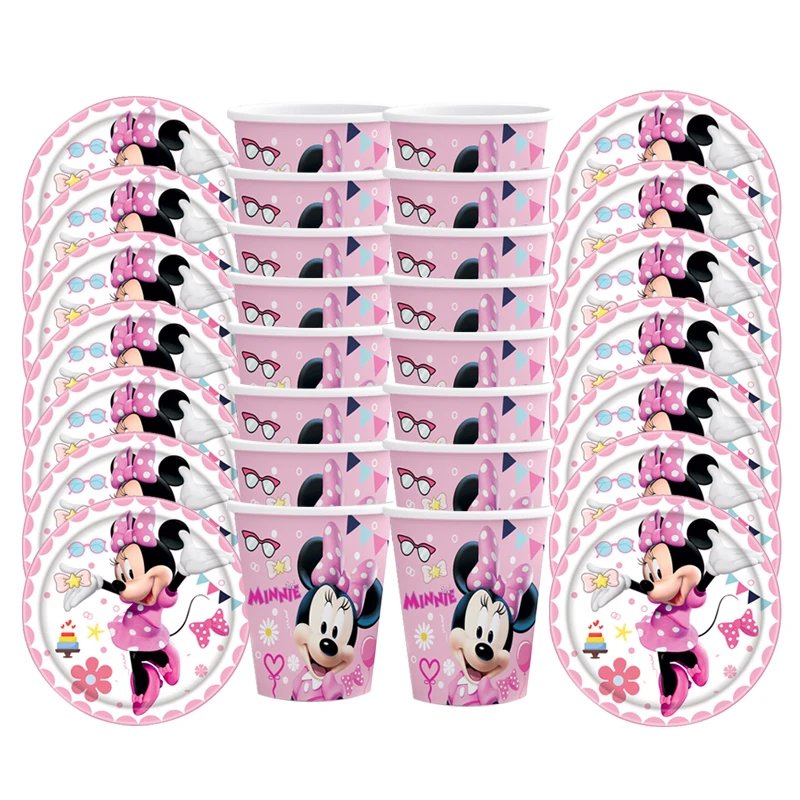 Minnie Mouse Birthday Party Supplies for 16 Kids Including Minnie Mouse Plates Cups Table Cover Birthday Decorations for Girls
Minnie Mouse Birthday Party Supplies for 16 Kids Including Minnie Mouse Plates Cups Table Cover Birthday Decorations for Girls