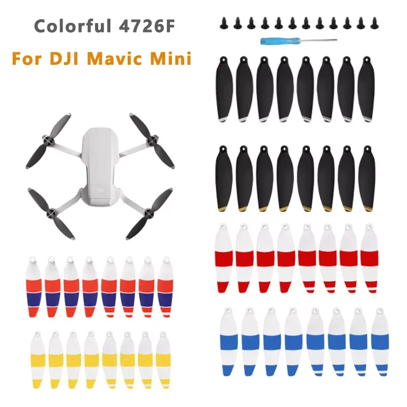 16PCS drone Propeller for DJI Mavic Mini Drone 4726 Light Weight Props Blade Wing Fans Accessories Spare Parts Screw Kits
16PCS drone Propeller for DJI Mavic Mini Drone 4726 Light Weight Props Blade Wing Fans Accessories Spare Parts Screw Kits