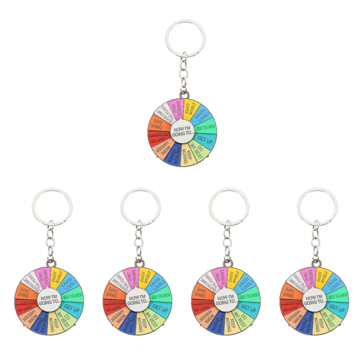 

Decision Roulette Hanging Decor Keychain Ocean Pendant Bag Handbag Charm Lovely Keychains Exquisite Wallet Charms Metal Trim