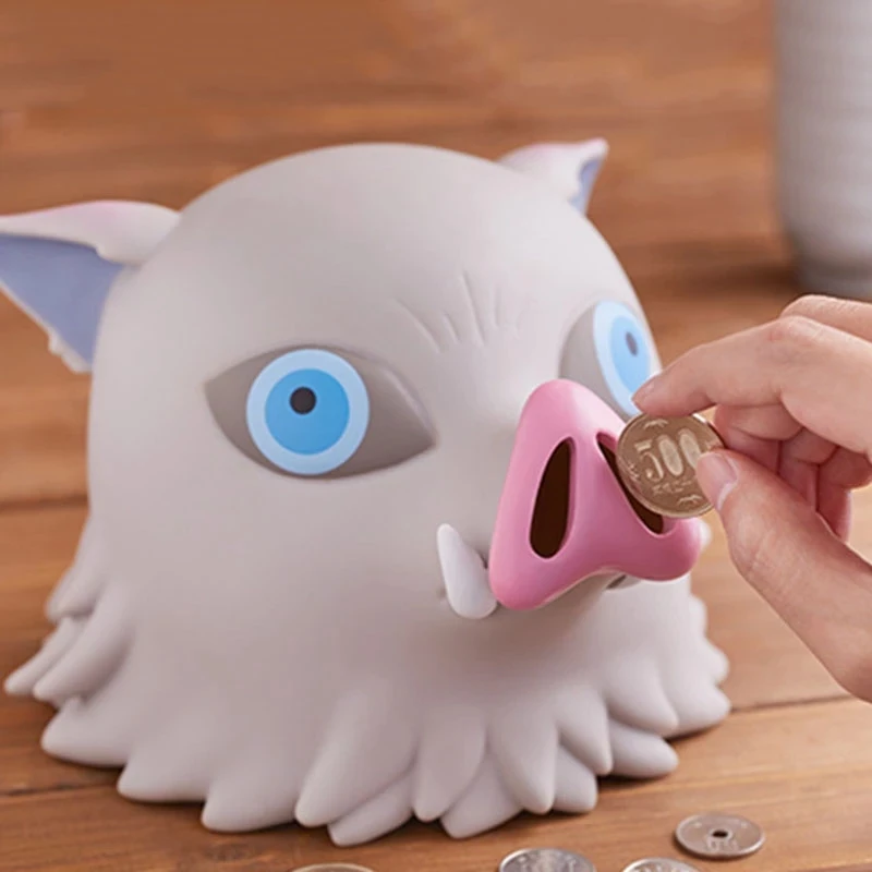 Demon Slayer Kimetsu no Yaiba Hashibira Inosuke Piggy Bank PVC Kawaii Anime Action Figure Toys Kids Children Boys Girls Gifts
Demon Slayer Kimetsu no Yaiba Hashibira Inosuke Piggy Bank PVC Kawaii Anime Action Figure Toys Kids Children Boys Girls Gifts