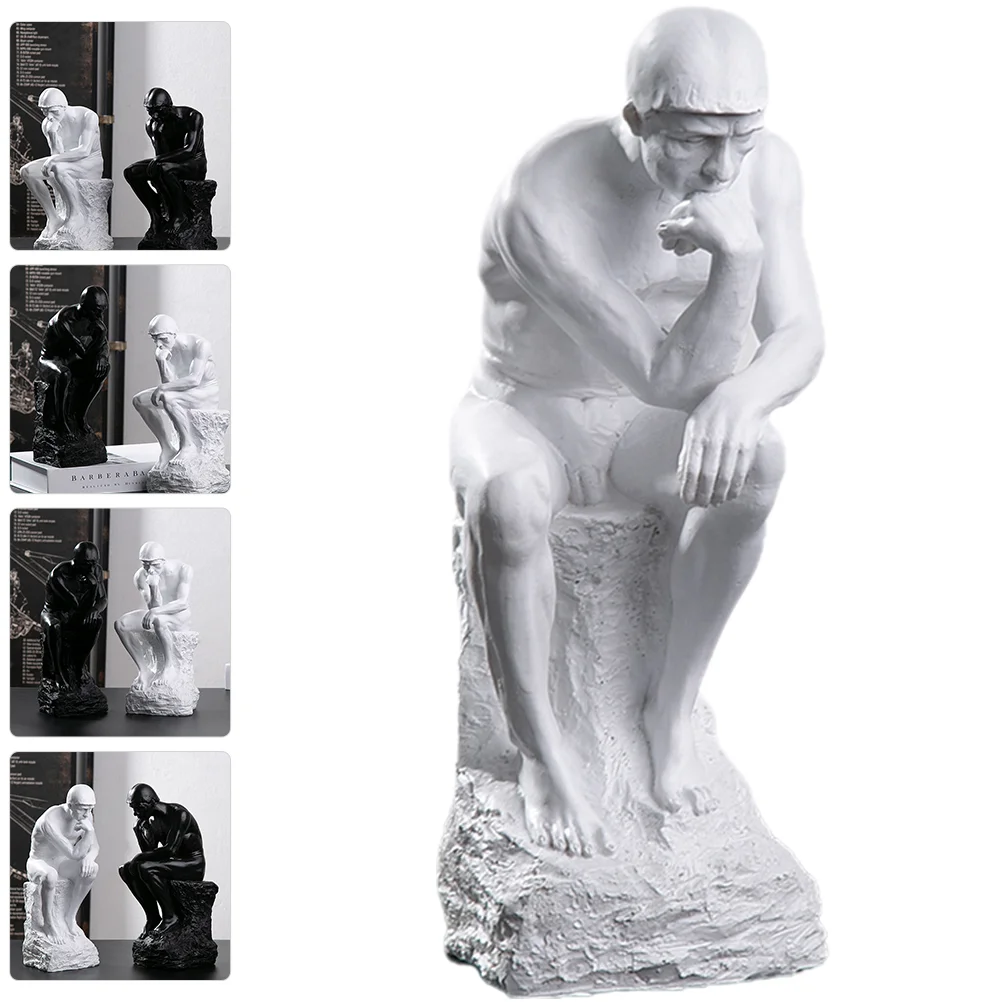 Thinker Sculpture Delicate Thinker Figurine Decor Desktop Bookshelf Decor Artistic Thinker Decor
Thinker Sculpture Delicate Thinker Figurine Decor Desktop Bookshelf Decor Artistic Thinker Decor