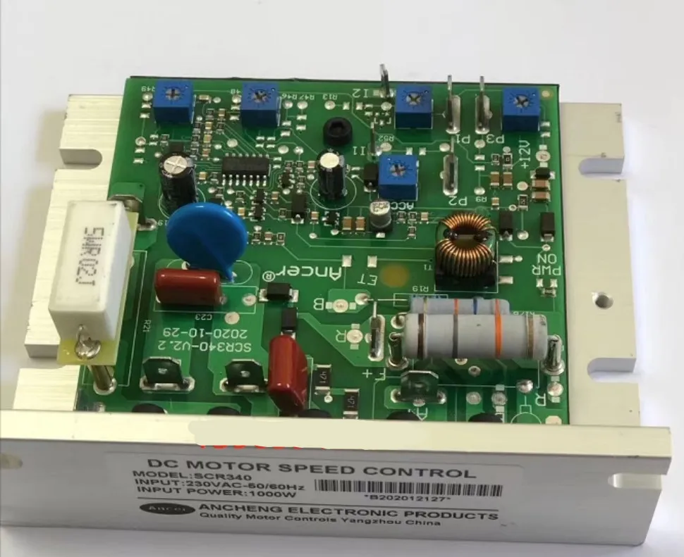 DC Brush Speed Control Board SCR340 JYMC220AJYMC-220B-I Lathe Speed Controller
DC Brush Speed Control Board SCR340 JYMC220AJYMC-220B-I Lathe Speed Controller