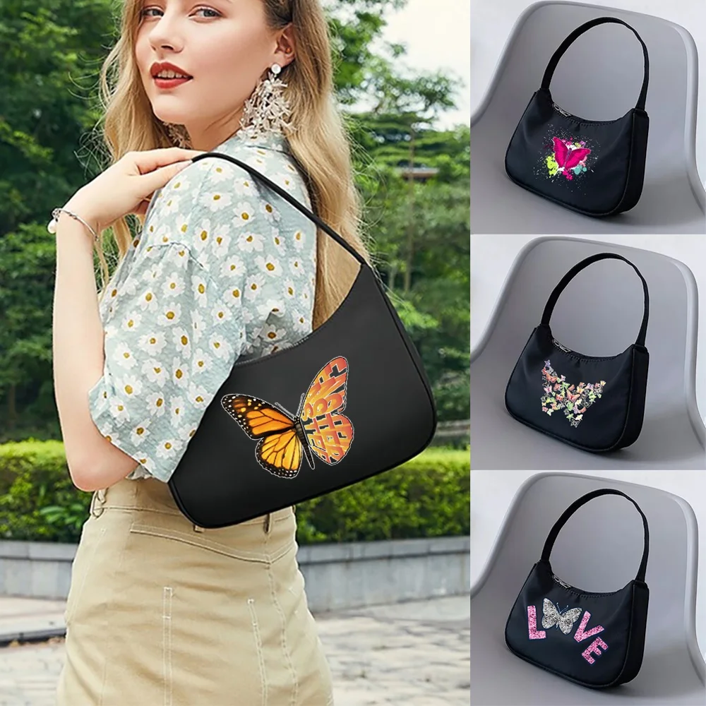 Underarm Bags Women Fashion Tote Bag Pouch Shopping Case Shoulder Bags Butterfly Print Messenger Bag Key Storage Purse Handbag
Underarm Bags Women Fashion Tote Bag Pouch Shopping Case Shoulder Bags Butterfly Print Messenger Bag Key Storage Purse Handbag