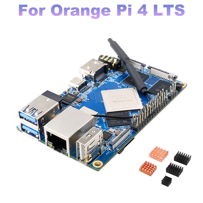 For Orange Pi 4 LTS+Heat Sink 4GB DDR4 16GB EMMC RK3399 Wifi+BT5.0 Gigabit Ethernet Run Android Ubuntu Debian OS
For Orange Pi 4 LTS+Heat Sink 4GB DDR4 16GB EMMC RK3399 Wifi+BT5.0 Gigabit Ethernet Run Android Ubuntu Debian OS