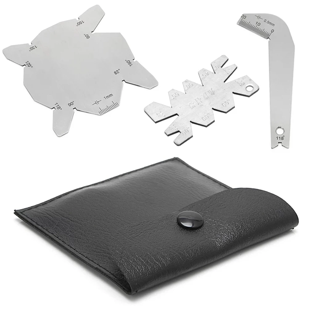 3Pcs/Set Drill Bit Angle Gauge Dirll Sharpener Tool S/S Inspection Angle Gage Gauge Drill Head Measuring Gauging Turning Tool
3Pcs/Set Drill Bit Angle Gauge Dirll Sharpener Tool S/S Inspection Angle Gage Gauge Drill Head Measuring Gauging Turning Tool