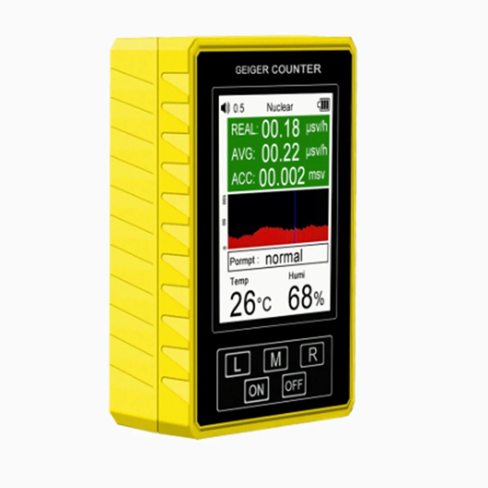 XR3 Pro Digital Nuclear Radiation Detector Geiger Counter Semi-Functional Dosimeter EMF Meter βγ X-Ray Beta Gamma Tester
XR3 Pro Digital Nuclear Radiation Detector Geiger Counter Semi-Functional Dosimeter EMF Meter βγ X-Ray Beta Gamma Tester