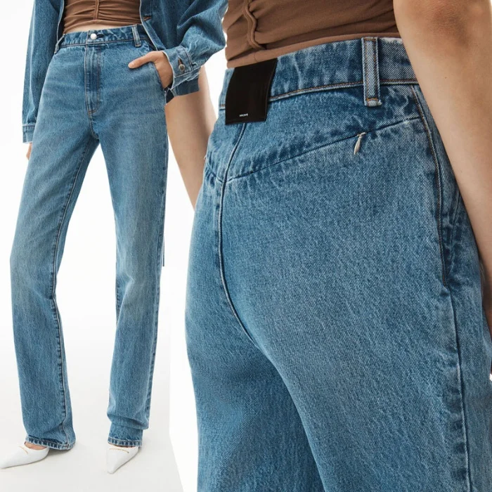 Classic 122100 Fashion Trendy Brand Luxury Design Women Invisible Zipper Denim Pants Thin Straight Jeans A2
Classic 122100 Fashion Trendy Brand Luxury Design Women Invisible Zipper Denim Pants Thin Straight Jeans A2