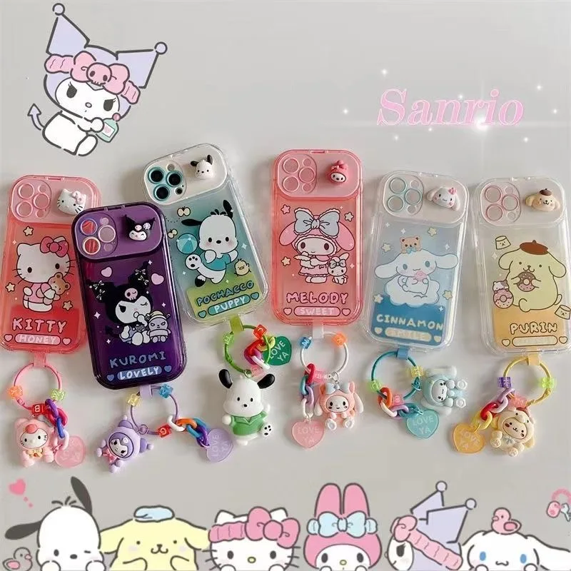 Sanrio Hello Kitty Kuromi My Melody with Vanity Mirror Stand Pendant Phone Cases For iPhone 14 13 12 11 Pro Max 14 Pro MAX Cover
Sanrio Hello Kitty Kuromi My Melody with Vanity Mirror Stand Pendant Phone Cases For iPhone 14 13 12 11 Pro Max 14 Pro MAX Cover