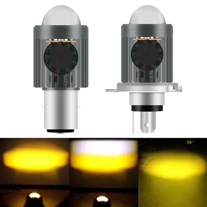 H4 LED BA20D Motorcycle Headlight LED Light H6 Bulbs 12V Fog Lamp Hi/Lo Beam Spotlight For Moto Scooter ATV Motorbike Universal
H4 LED BA20D Motorcycle Headlight LED Light H6 Bulbs 12V Fog Lamp Hi/Lo Beam Spotlight For Moto Scooter ATV Motorbike Universal