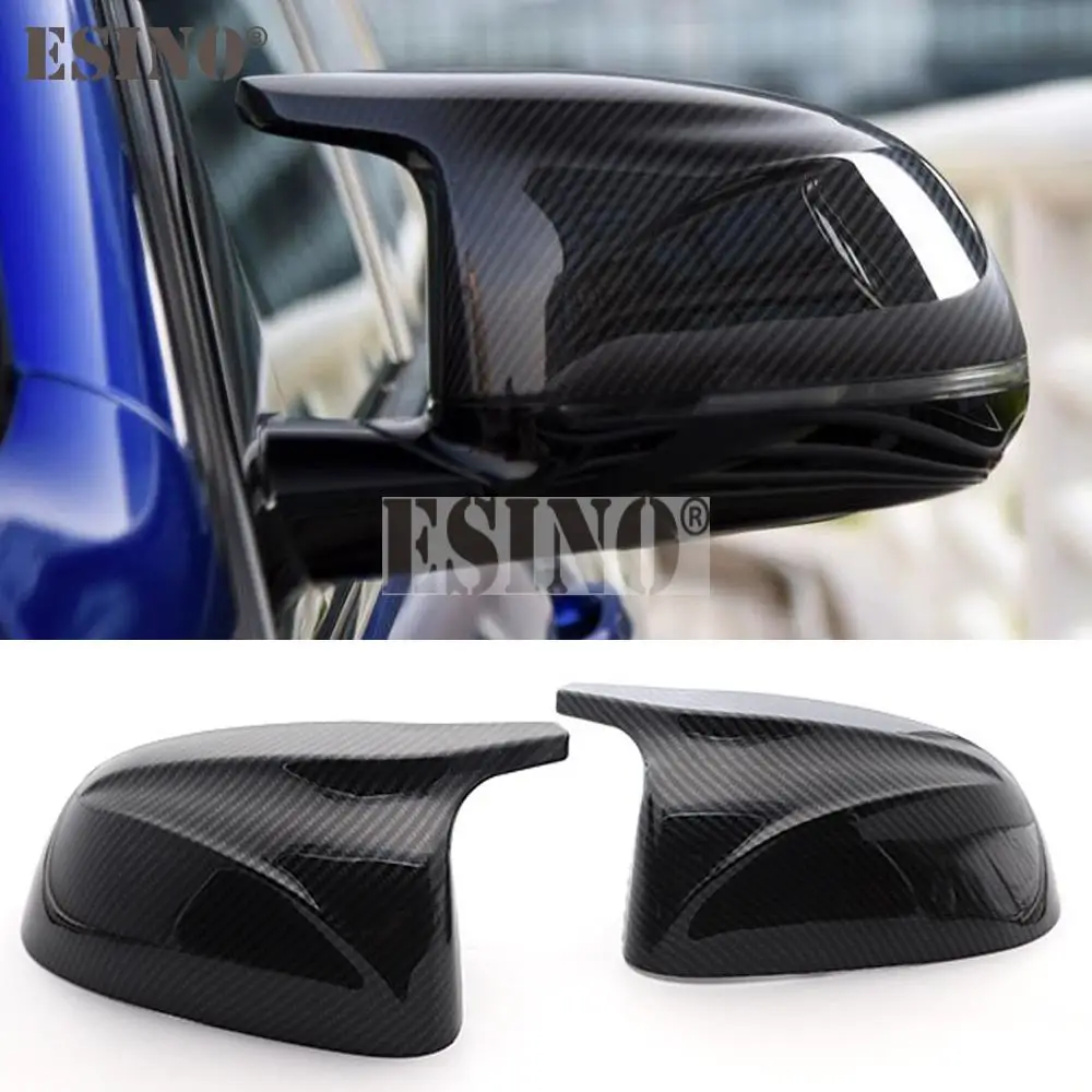 2 x ABS Carbon Fiber Look Oxhorn Shape Rearview Side Mirror Replacement Covers Cases For BMW G01 G02 G05 X3 X4 X5 2018 - 2022
2 x ABS Carbon Fiber Look Oxhorn Shape Rearview Side Mirror Replacement Covers Cases For BMW G01 G02 G05 X3 X4 X5 2018 - 2022