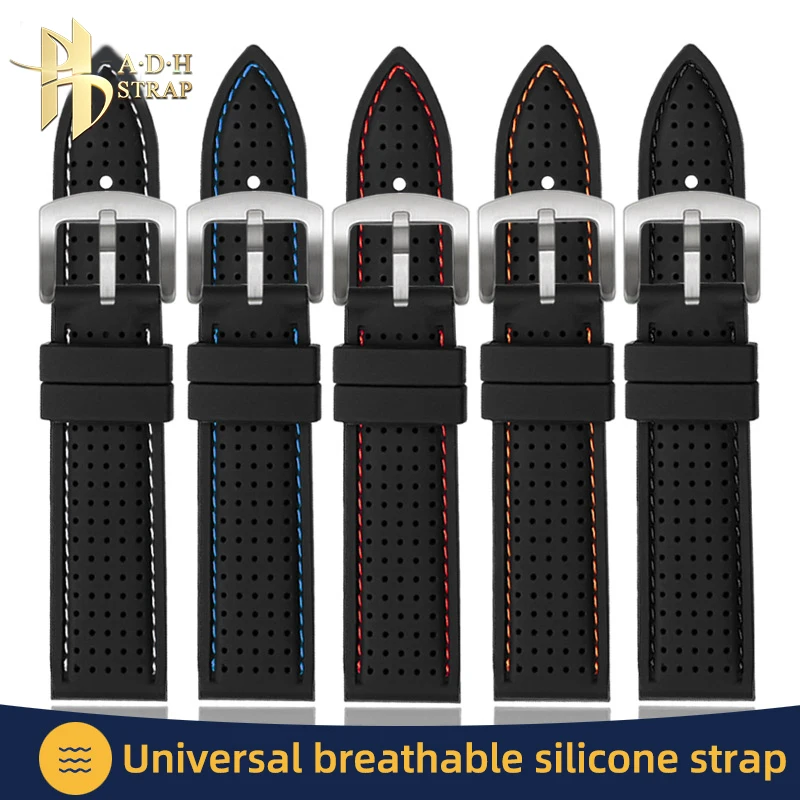 Universal Silicone Watch with Accessories Waterproof Breathable Strap For Citizen BM8475 MIDO Orange Helmsman Band 20 22 24mm
Universal Silicone Watch with Accessories Waterproof Breathable Strap For Citizen BM8475 MIDO Orange Helmsman Band 20 22 24mm