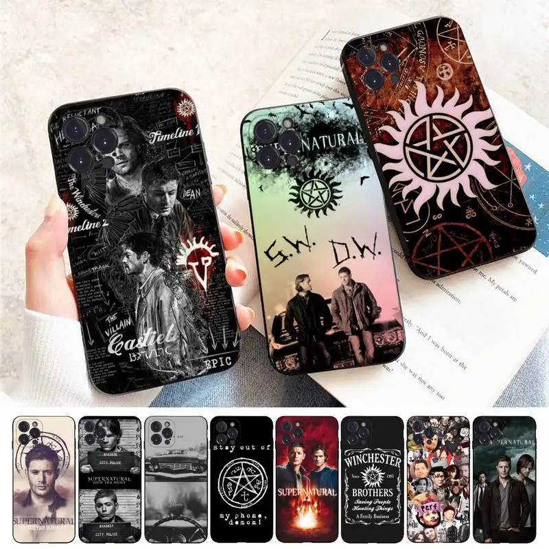 

Supernatural SPN Dean And Sam Phone Case For iPhone 14 11 12 13 Mini Pro XS Max Cover 6 7 8 Plus X XR SE 2020 Funda Shell