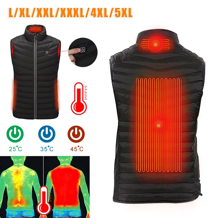 Outdoor Electric Heated Vest USB Heating Vest Winter Thermal Cloth Feather Hot Sale Camping Hiking Warm Hunting Jacket
Outdoor Electric Heated Vest USB Heating Vest Winter Thermal Cloth Feather Hot Sale Camping Hiking Warm Hunting Jacket