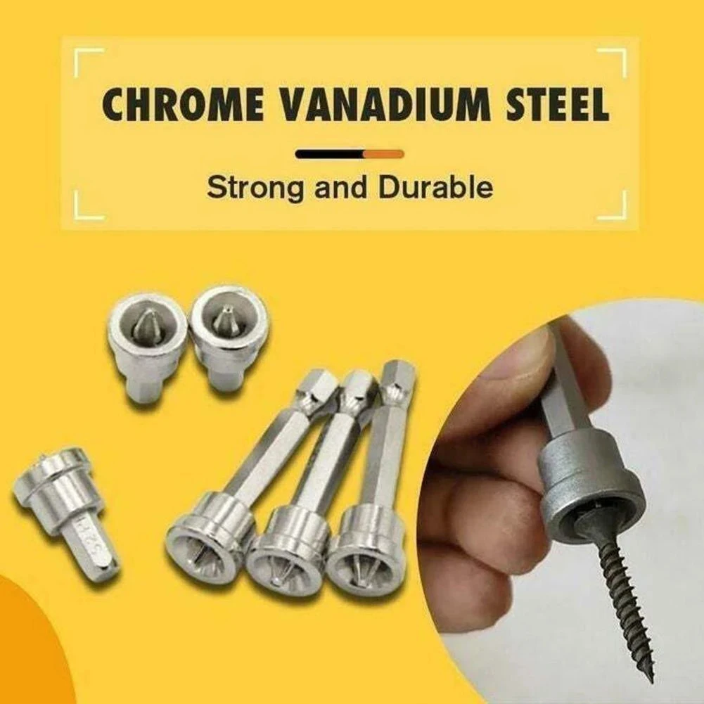 6PCS Magnetic Screwdriver Bit Cross-head Magnetic Screwdriver Bits 1/4 Inch Hex Shank Screwdriver Electric Kit Accessories
6PCS Magnetic Screwdriver Bit Cross-head Magnetic Screwdriver Bits 1/4 Inch Hex Shank Screwdriver Electric Kit Accessories