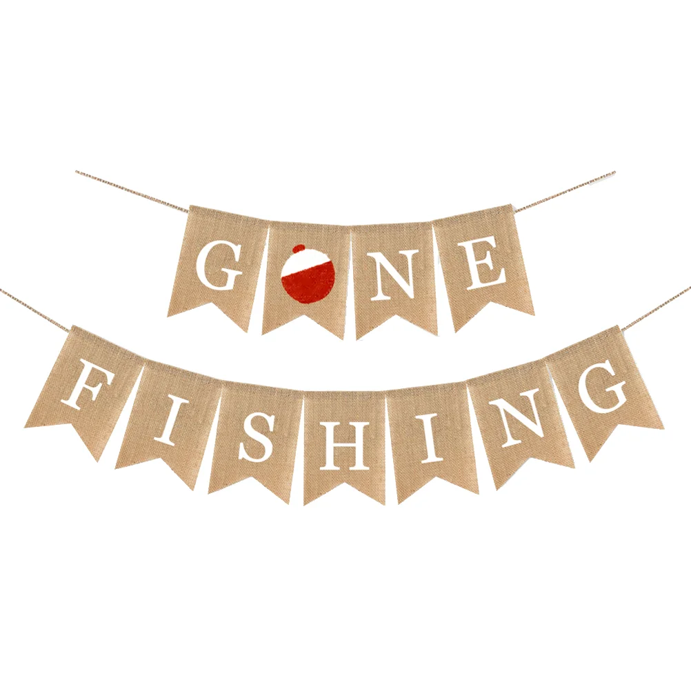 Burlap Banner Fishing Themed Bunting Swallowtail Shaped Pull Flag Garland Party Decoration Favor
Burlap Banner Fishing Themed Bunting Swallowtail Shaped Pull Flag Garland Party Decoration Favor