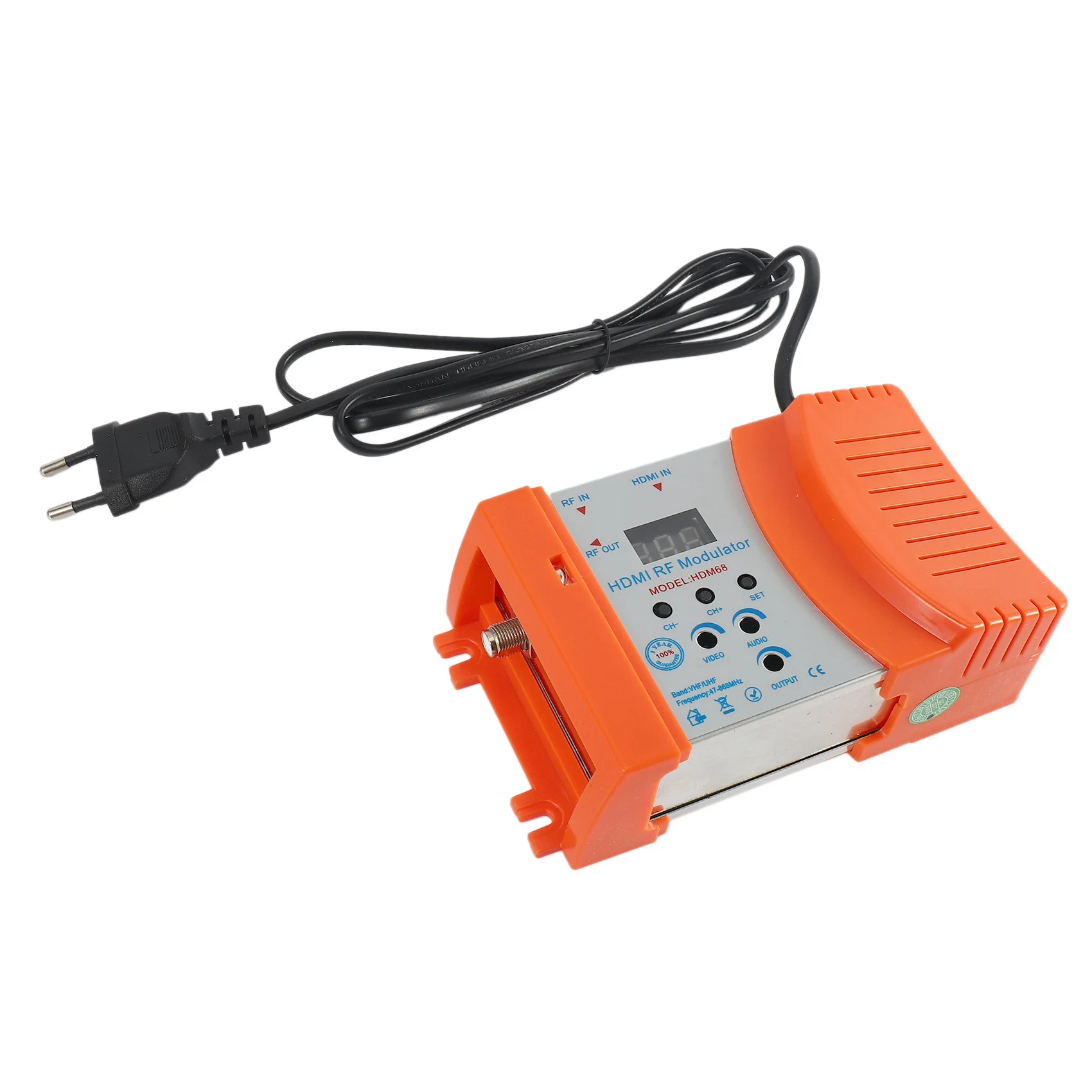 Новый HDM68 модулятор цифровой RF HDMI модулятор AV в RF преобразователь VHF UHF PAL/NTSC Стандартный Портативный модулятор с европейской вилкой
Новый HDM68 модулятор цифровой RF HDMI модулятор AV в RF преобразователь VHF UHF PAL/NTSC Стандартный Портативный модулятор с европейской вилкой