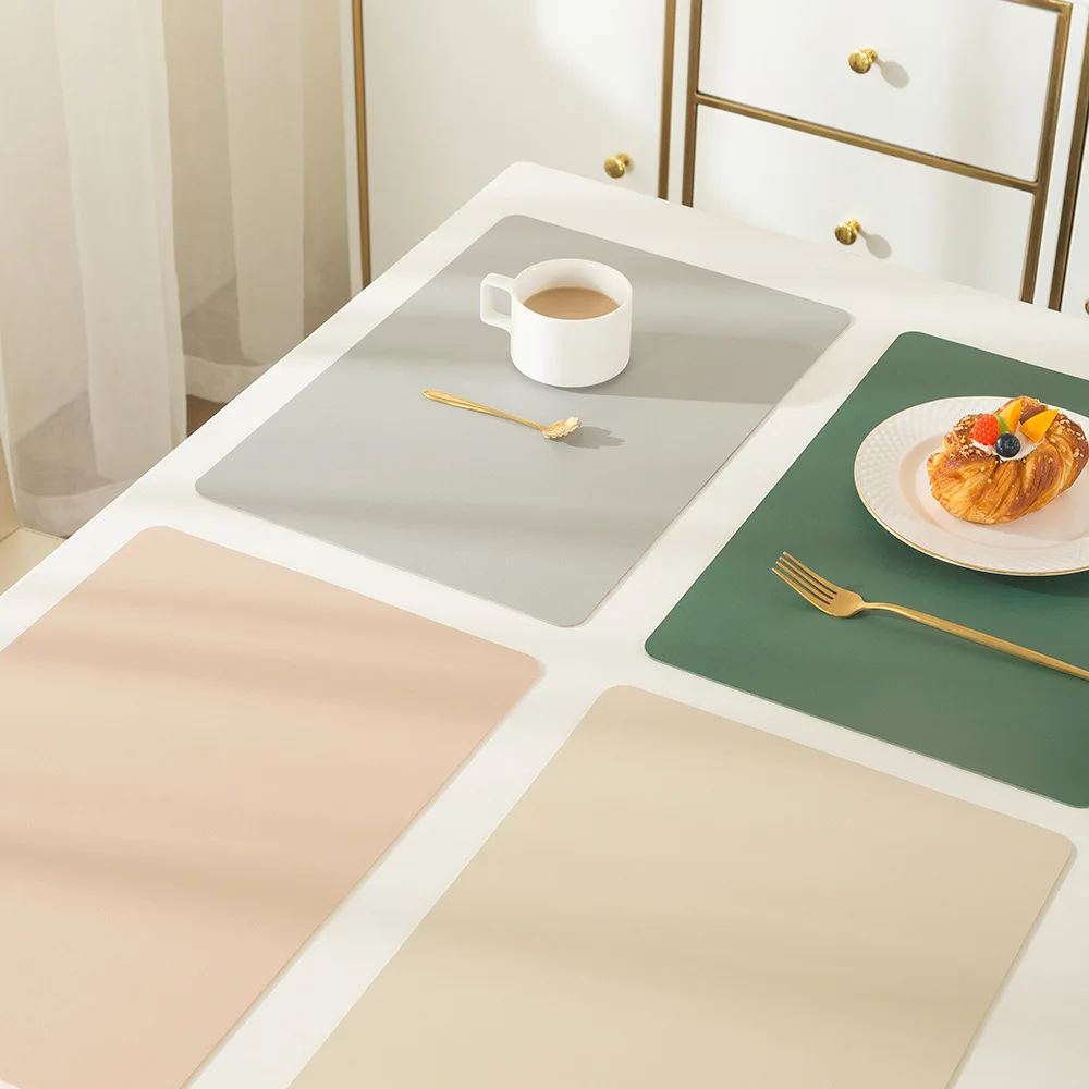 1pcs Rectangular Table Mat PU Leather Placemat Waterproof Greaseproof Pad Kitchen for Dining Anti-Scalding Insulation
1pcs Rectangular Table Mat PU Leather Placemat Waterproof Greaseproof Pad Kitchen for Dining Anti-Scalding Insulation