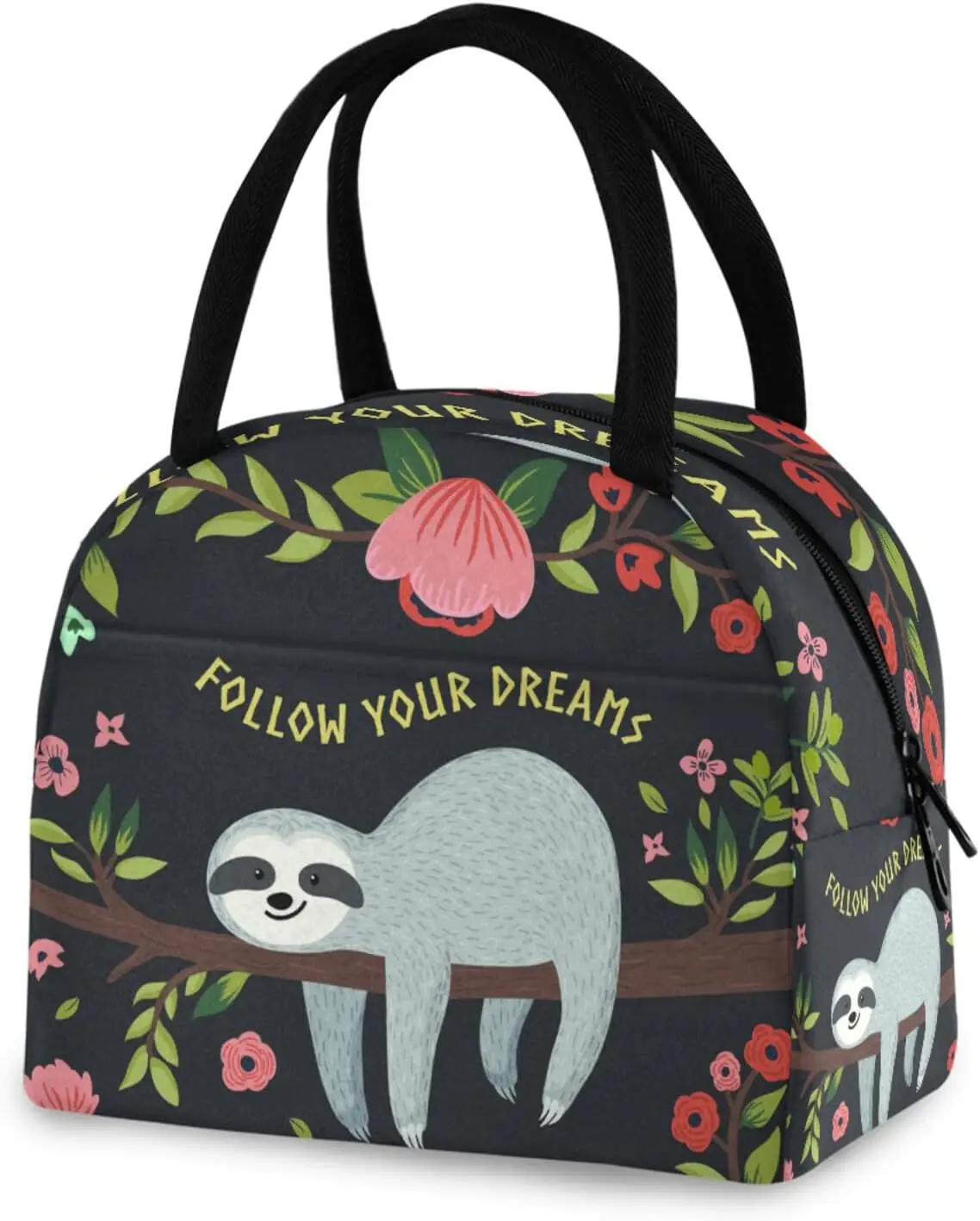 Animal Sloth Follow Your Dream Lunch Bag Box Tote Organizer Lunch Container Insulated Zipper Meal Prep Cooler Handbag
Animal Sloth Follow Your Dream Lunch Bag Box Tote Organizer Lunch Container Insulated Zipper Meal Prep Cooler Handbag