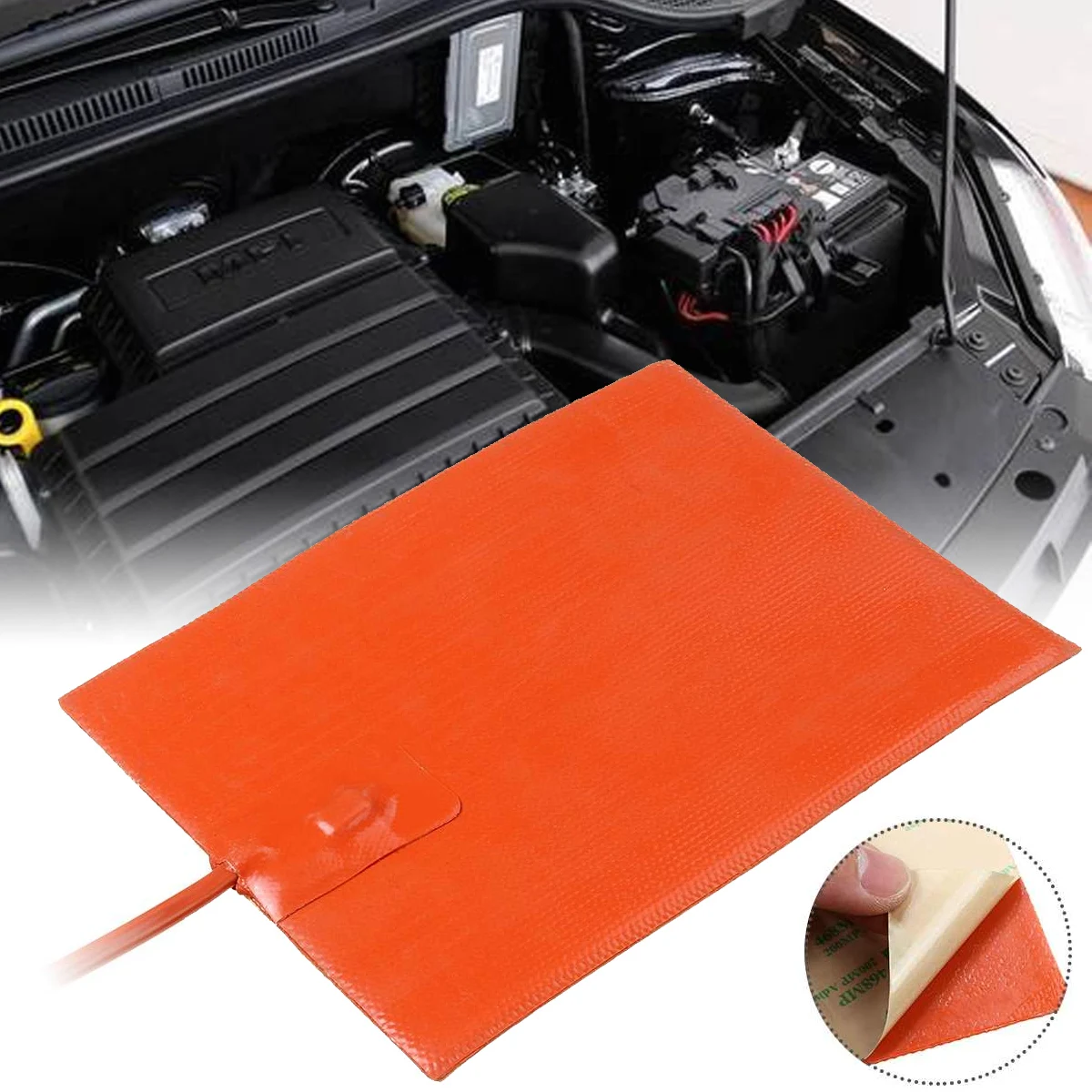 300W 150x200mm Waterproof Silicone Heater Pad for Car Engine Pan Heater Plate Engine Oil Fuel Tank Heating Mat Accessories
300W 150x200mm Waterproof Silicone Heater Pad for Car Engine Pan Heater Plate Engine Oil Fuel Tank Heating Mat Accessories