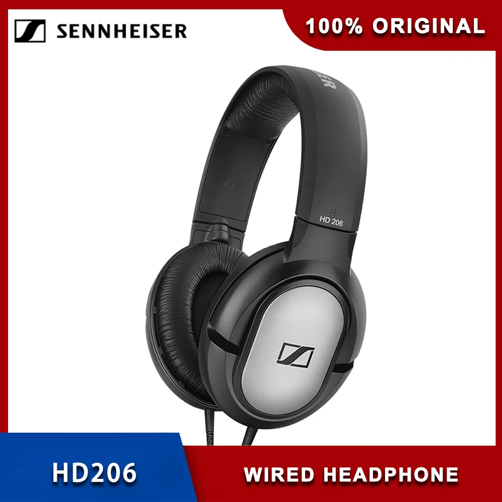 Оригинальные наушники Sennheiser HD206 3,5 мм, проводные наушники с шумоизоляцией, Спортивная стереогарнитура с глубокими басами для iPhone, Android
Оригинальные наушники Sennheiser HD206 3,5 мм, проводные наушники с шумоизоляцией, Спортивная стереогарнитура с глубокими басами для iPhone, Android