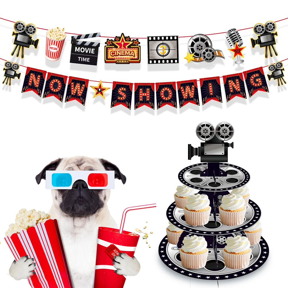 3-layers Now Showing Cinema Hollywood Movie Party DIY Cupcake Display Stand Crafts Baby Shower Birthday Party Cake Decorations
3-layers Now Showing Cinema Hollywood Movie Party DIY Cupcake Display Stand Crafts Baby Shower Birthday Party Cake Decorations