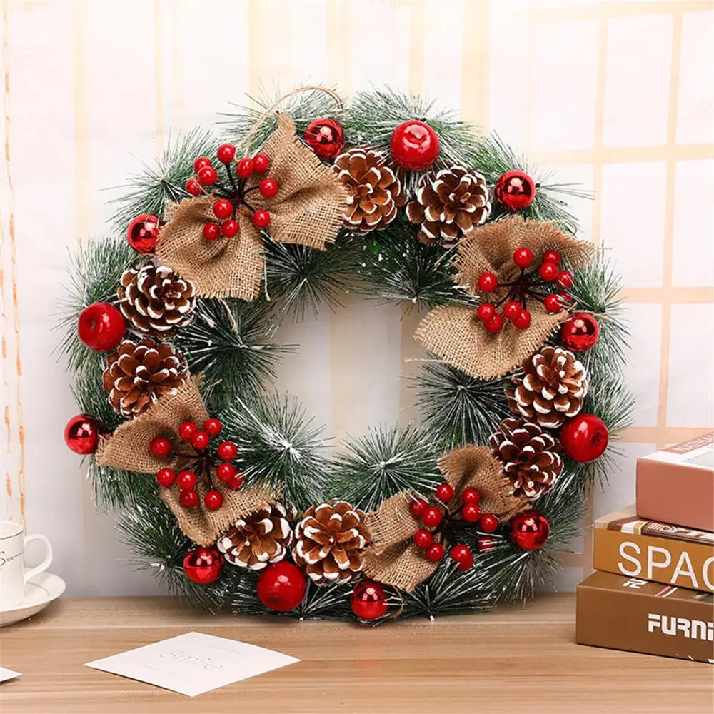 2022 40cm Christmas Wreath Handmade Rattan Pendant Garland Shopping Mall Door Decoration Advent Wreath guirnalda navidad
2022 40cm Christmas Wreath Handmade Rattan Pendant Garland Shopping Mall Door Decoration Advent Wreath guirnalda navidad
