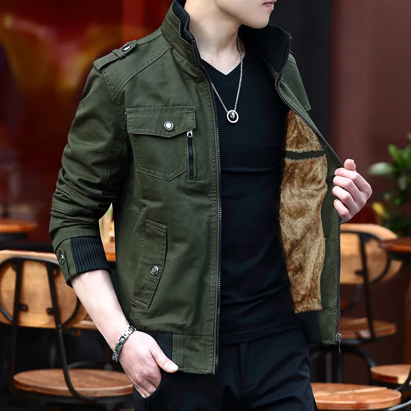 Thickening Winter Jacket Men Pure Cotton Leisure Work Clothes 2022 Winter Military Jackets Coat With Velvet Denim Park Men
Thickening Winter Jacket Men Pure Cotton Leisure Work Clothes 2022 Winter Military Jackets Coat With Velvet Denim Park Men